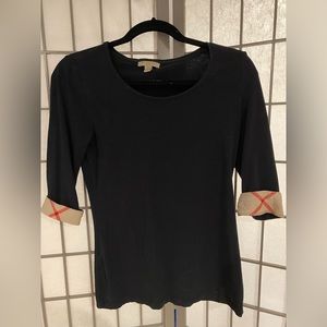 Black Cotton Shirt from Burberry